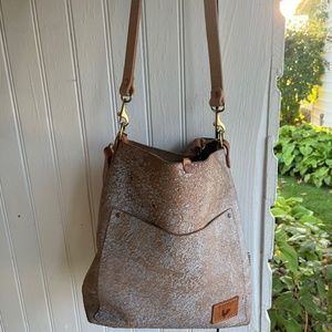Meanwhile Back on the Farm leather handbag!